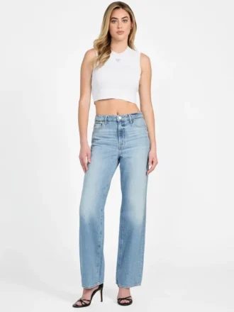 90er-Jahre-Jeans mit hoher Leibhöhe