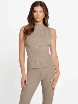 Agathe Pullover mit Stehkragen