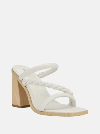 Barper Riemchensandalen mit Holzabsatz