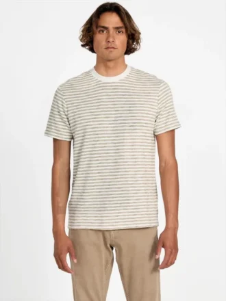 Baxter gestreiftes T-Shirt mit Rundhalsausschnitt