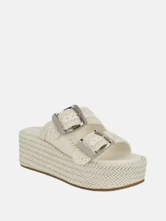 Binks Sandalen mit gewebter Plateausohle