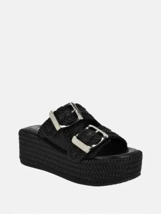 Binks Sandalen mit gewebter Plateausohle