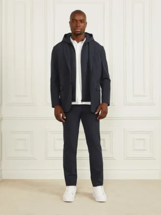 Blazer mit abnehmbarer Kapuzen-Weste