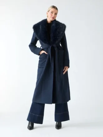 Charlize Mantel aus Wollmischung