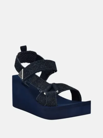 Dawsin Keilabsatz-Sandalen mit Strass