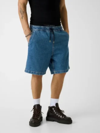Denim-Jogging-Shorts