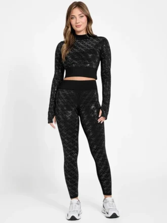 Eco Debby Rhinestone Quattro G Leggings