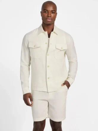 Eco Fletcher Leinen-Shacket