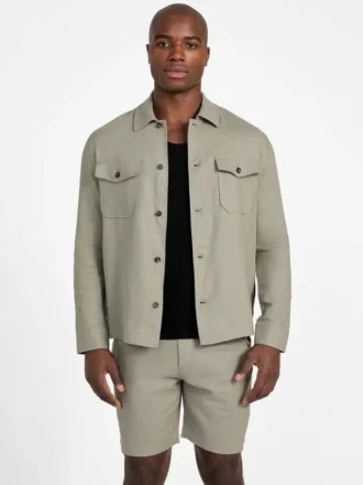 Eco Fletcher Leinen-Shacket