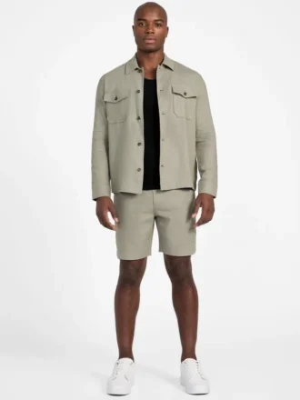 Eco Fletcher Leinen-Shacket