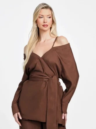 Eco Greta Leinen-Mischung-Tunika Eco Greta Leinen-Mischung-Tunika
