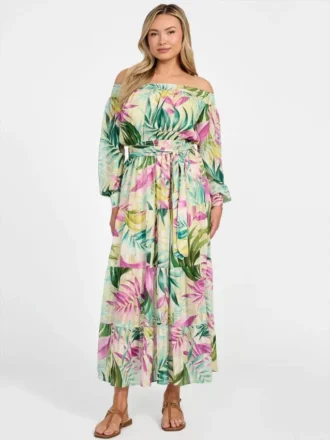Eco Josee bedrucktes Maxikleid Eco Josee bedrucktes Maxikleid