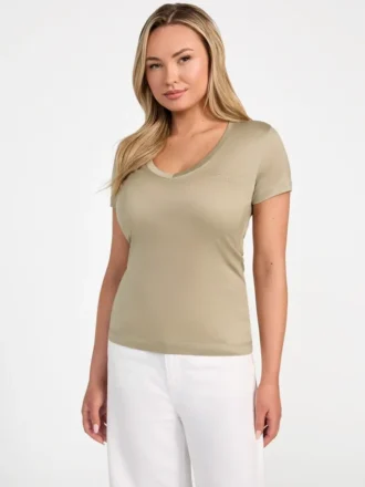 Eco Light Basic T-Shirt mit V-Ausschnitt