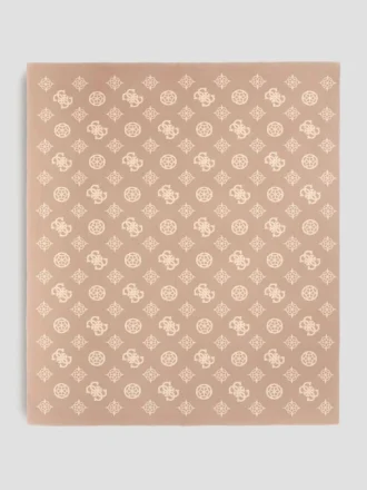 Fleece-Decke mit Peony-Muster