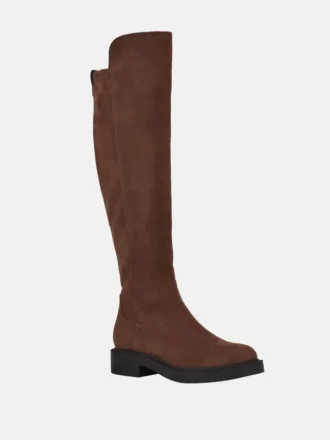 Fyza kniehohe Stiefel aus Kunstwildleder