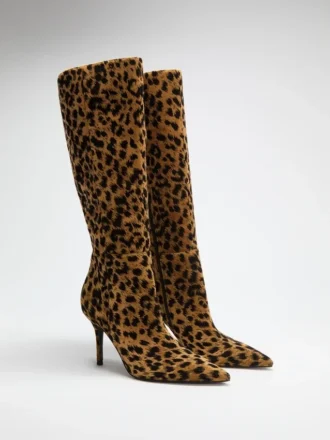 Gressa kniehohe Kunstlederstiefel