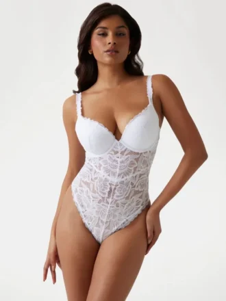Greta Spitzen-Bodysuit