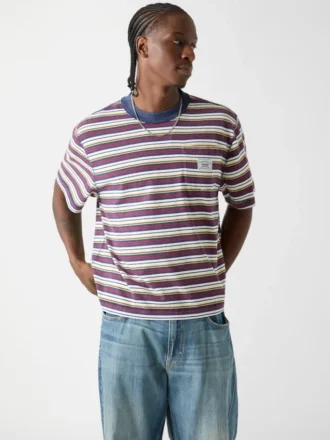 Guess Originals Eco Striped Boxy Pocket T-Shirt
