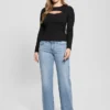 Ökologische Slouchy-Jeans mit niedriger Leibhöhe Ökologische Slouchy-Jeans mit niedriger Leibhöhe