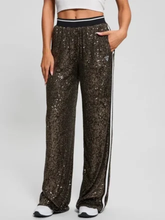 Lange, gerade Hose mit Mini-Pailletten Lange, gerade Hose mit Mini-Pailletten
