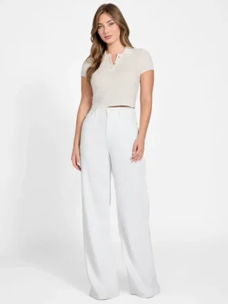 Mona Chenille Crop-Polo