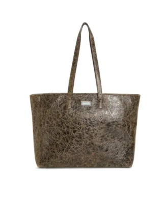 Serapia-Shopper aus geknittertem Leder Serapia-Shopper aus geknittertem Leder