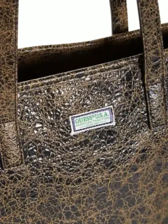 Serapia-Shopper aus geknittertem Leder Serapia-Shopper aus geknittertem Leder