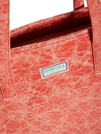Serapia-Shopper aus geknittertem Leder Serapia-Shopper aus geknittertem Leder