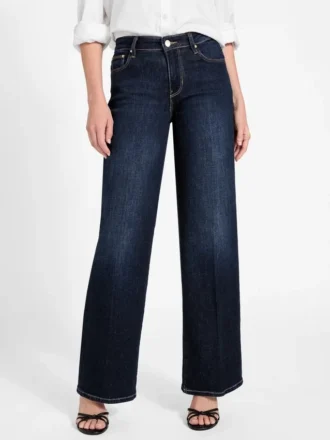 Sexy Palazzo-Jeans mit weitem Bein und mittlerer Leibhöhe Sexy Palazzo-Jeans mit weitem Bein und mittlerer Leibhöhe